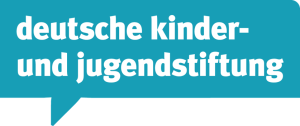 Das ist das Logo der deutschen Kinder- und Juugendstiftung.